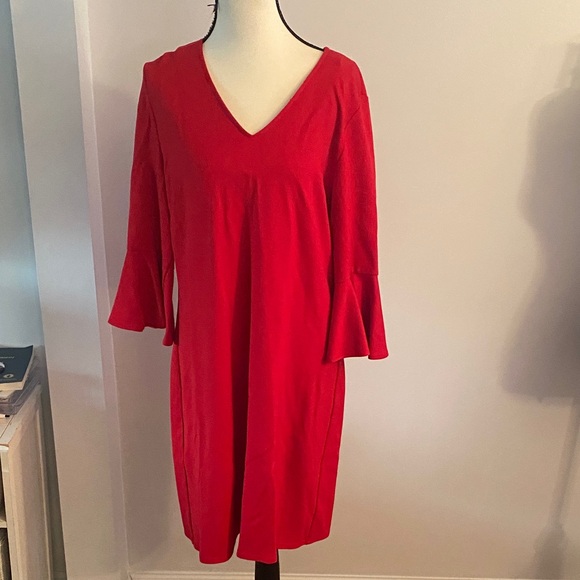 Jude Connally Dresses & Skirts - Jude Connally red stretchy dress excellent pre owned large